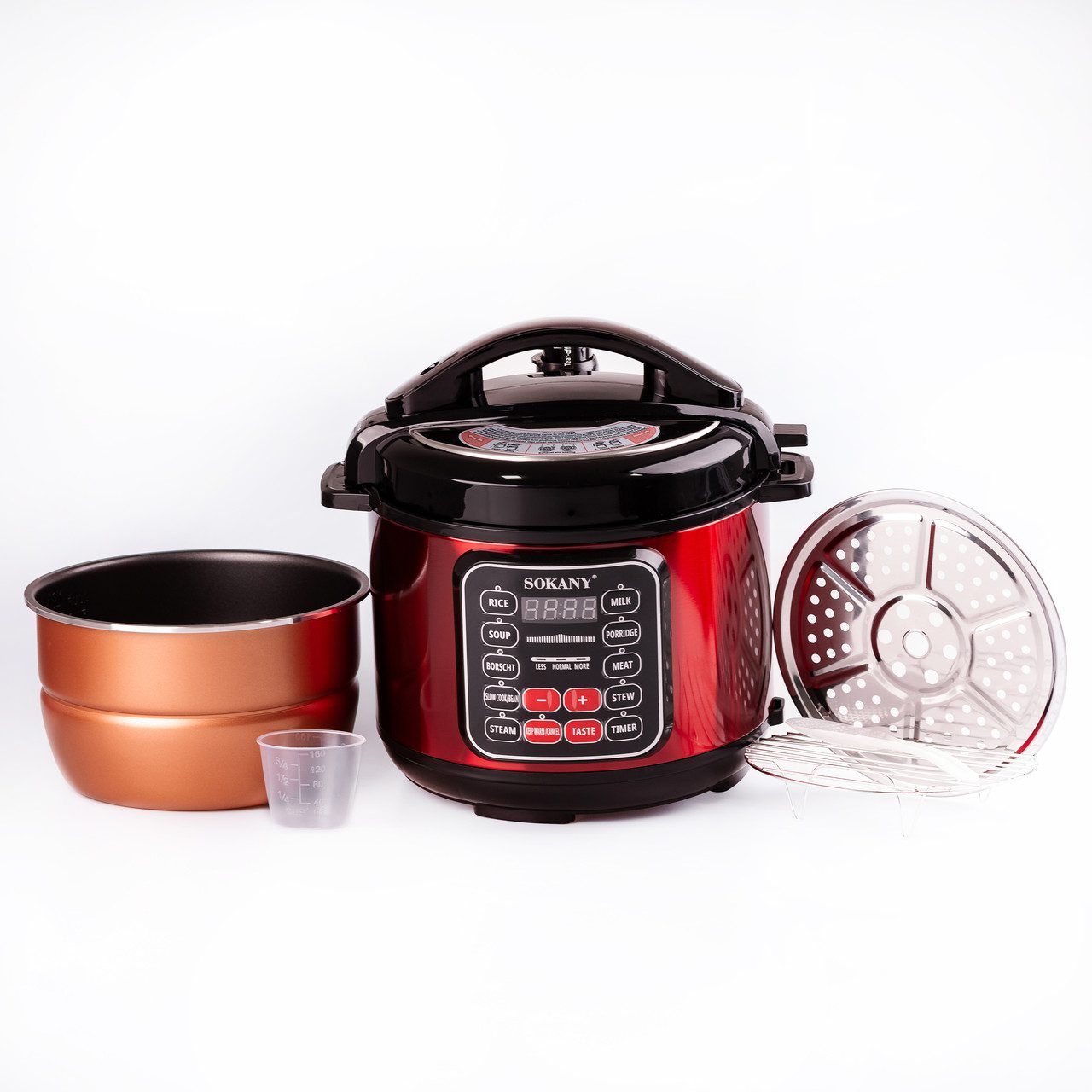 Мультиварка Sokany SK-2402-5L Pressure Cooker 1000W 5l мультиварки пароварки_SK24025_Milantium_3