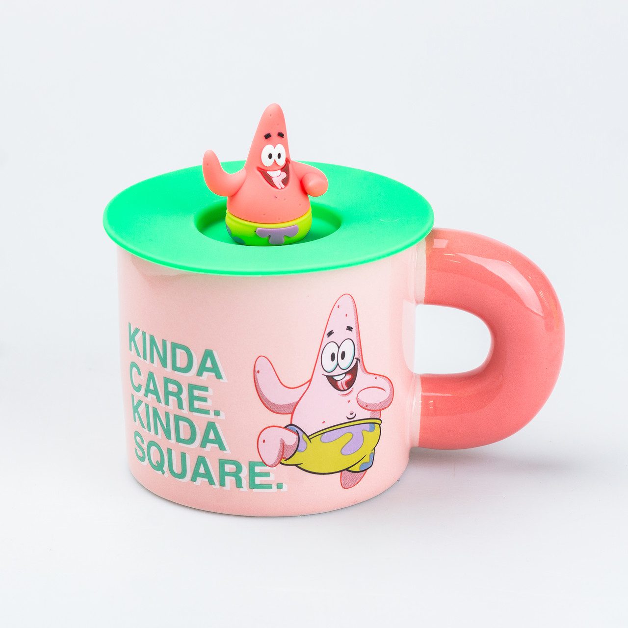 Чашка керамічна з кришкою "Патрік Стар" 400 мл Patrick Star_HP7216P_Milantium_1