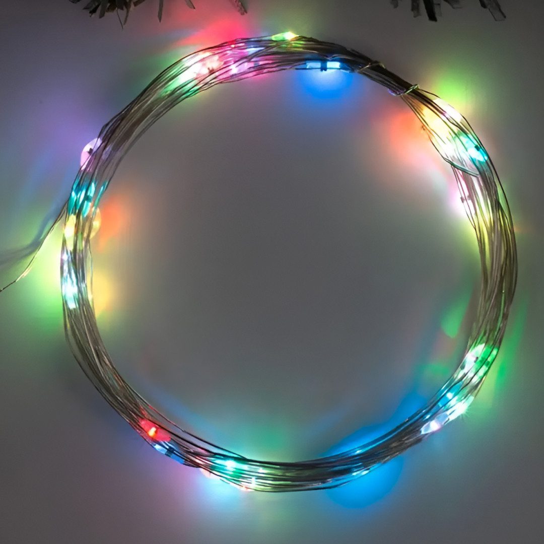 Гірлянда світлодіодна кінський хвіст GarlandoPro 600LED Роса 20 ліній 8 режимів 3м кінський хвіст гірлянда 1733013ML_1733013ML_Milantium_2