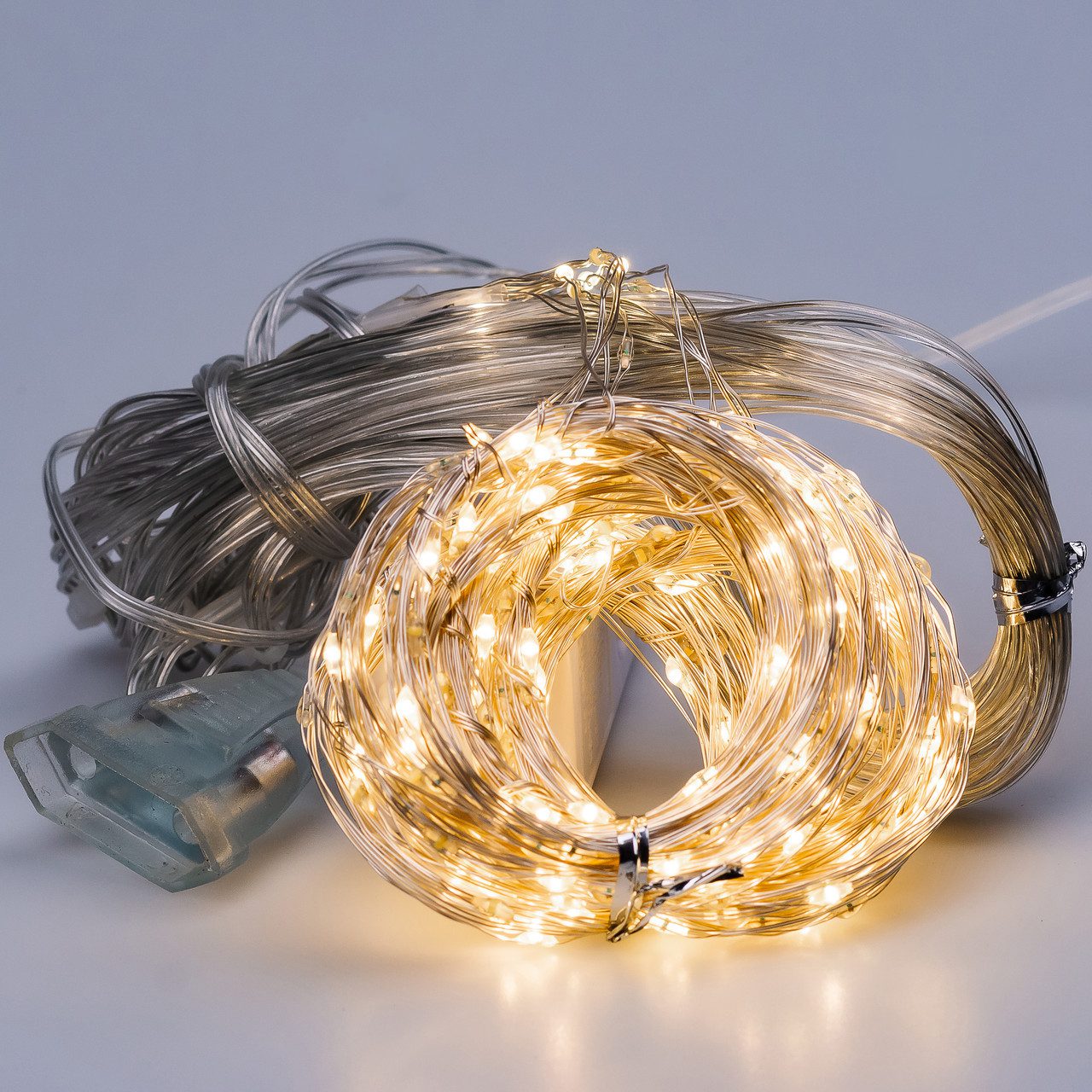 Гірлянда світлодіодна кінський хвіст GarlandoPro 600LED Роса 20 ліній 8 режимів 3м кінський хвіст гірлянда Жовтий_1733016Y_Milantium_7