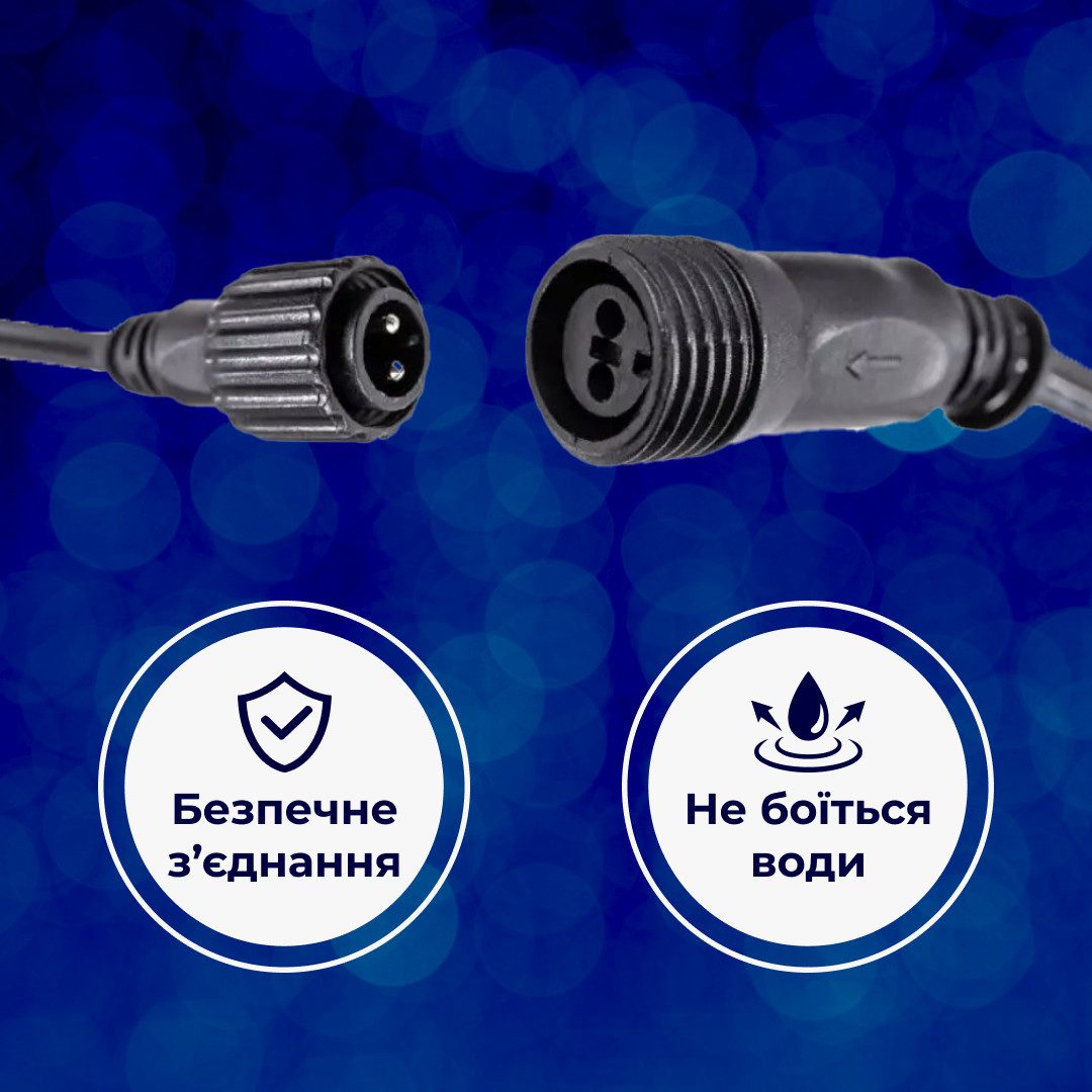 Гірлянда вулична стрічка світлодіодна Дюралайт 480 LED 16м морозостійка прозорий дріт DR20МBL_DR20МBL_Milantium_4