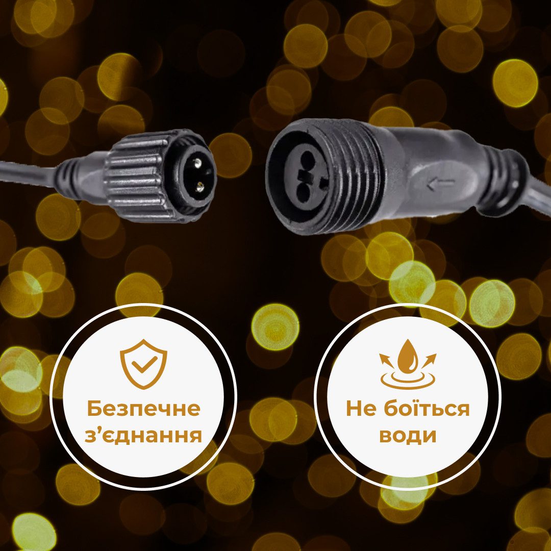 Гірлянда вулична стрічка світлодіодна Дюралайт 480 LED 16м морозостійка прозорий дріт Жовтий_DR20МY_Milantium_5