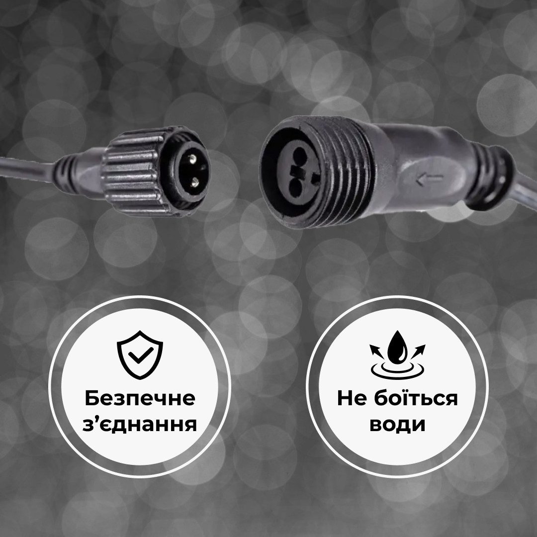 Гірлянда вулична стрічка світлодіодна Дюралайт 900 LED 50м морозостійка прозорий дріт Білий_DR50МW_Milantium_5