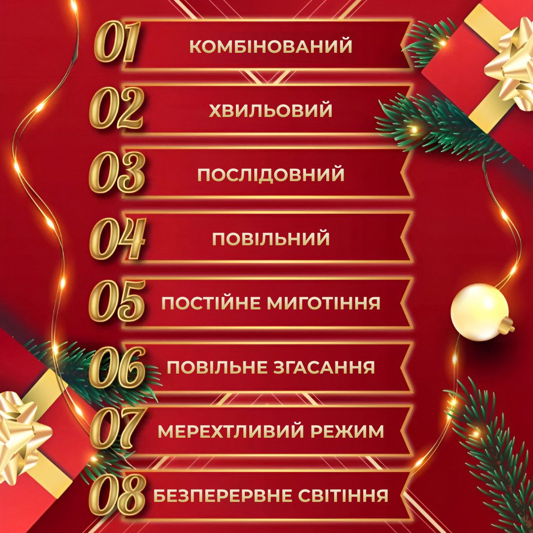 Гірлянда Роса Крапля 100 метров 1000 LED світлодіодна гірлянда в котушці мідний провід 8 функцій + пульт Жовтий_1733040Y_Milantium_4