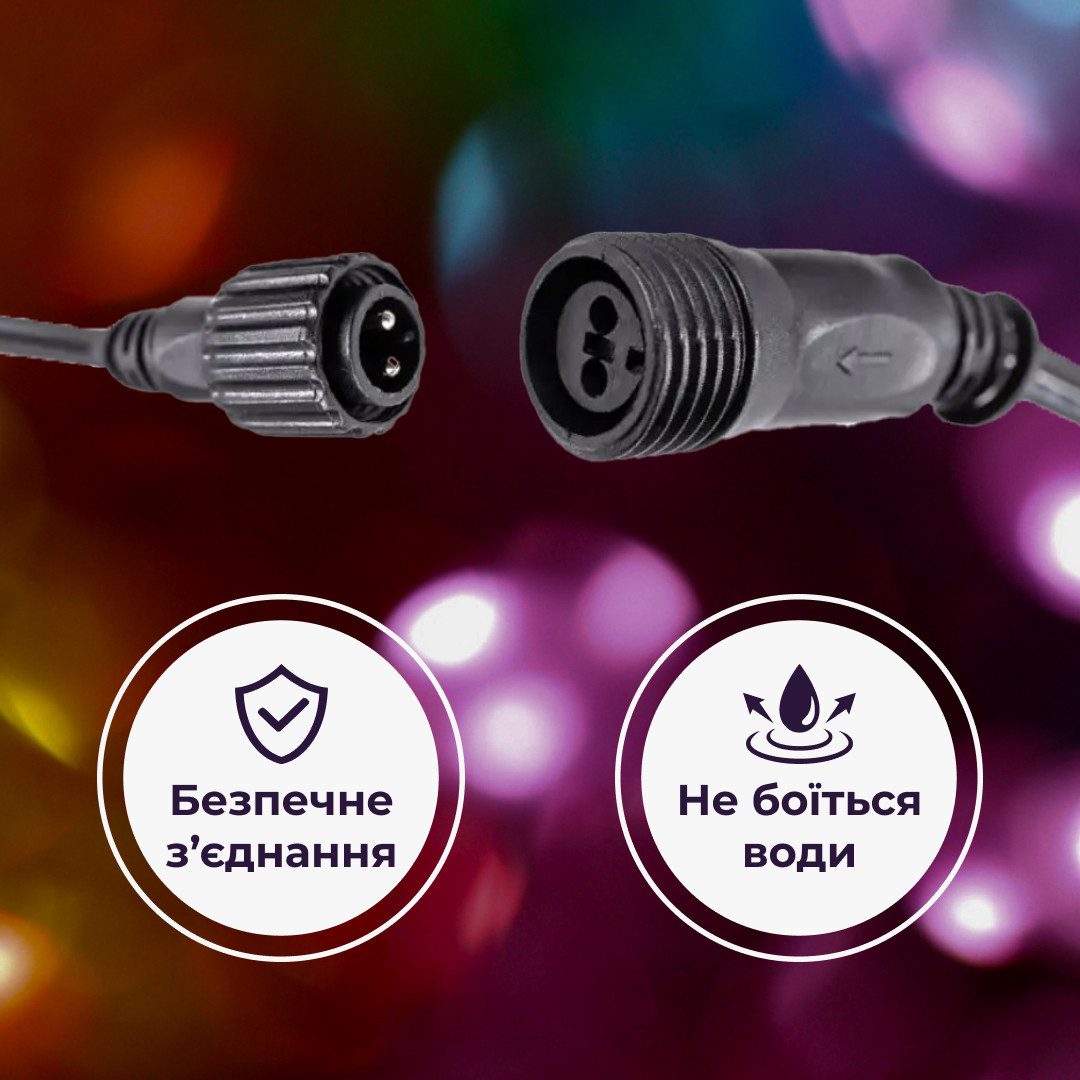 Гірлянда вулична стрічка світлодіодна Дюралайт 240 LED 7м морозостійка прозорий дріт DR10МML_DR10МML_Milantium_5