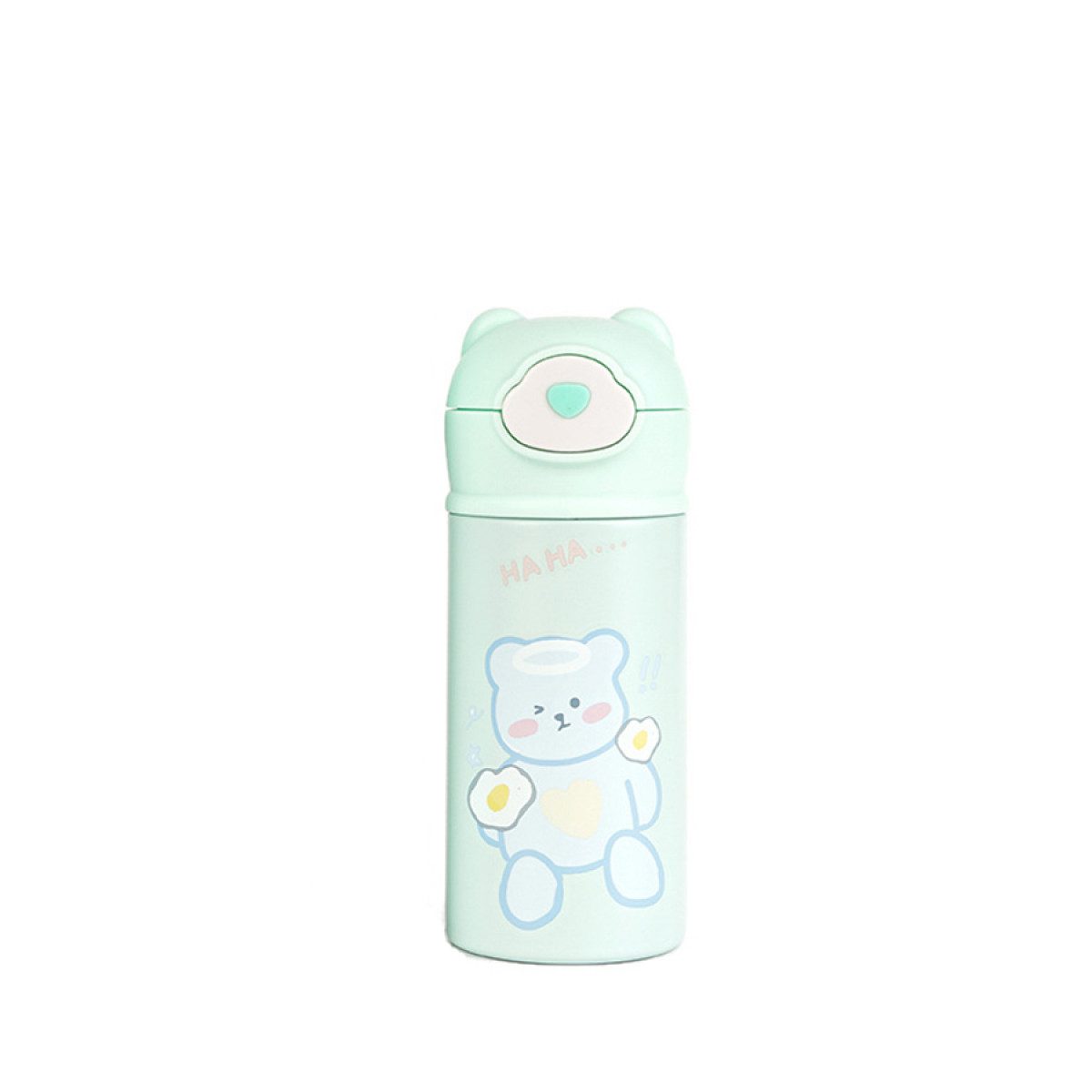 Термос дитячий Beizhiming Vacuum Cup 300ml термос із поїлкою термос із трубочкою для дітей М'ятний HP146M_HP146M_Milantium_1
