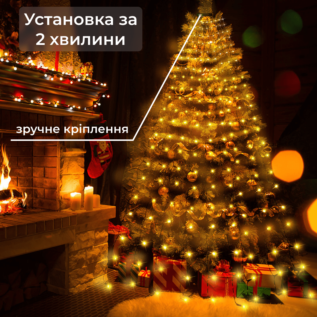 Розумна гірлянда GarlandoPro 1733042ML 200LED 2 метри смарт гірлянда_1733042ML_Milantium_7