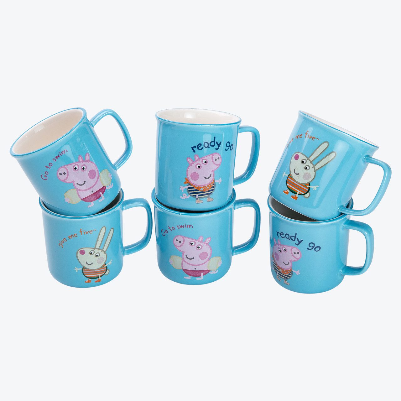 Набір із 6 чашок Peppa Pig