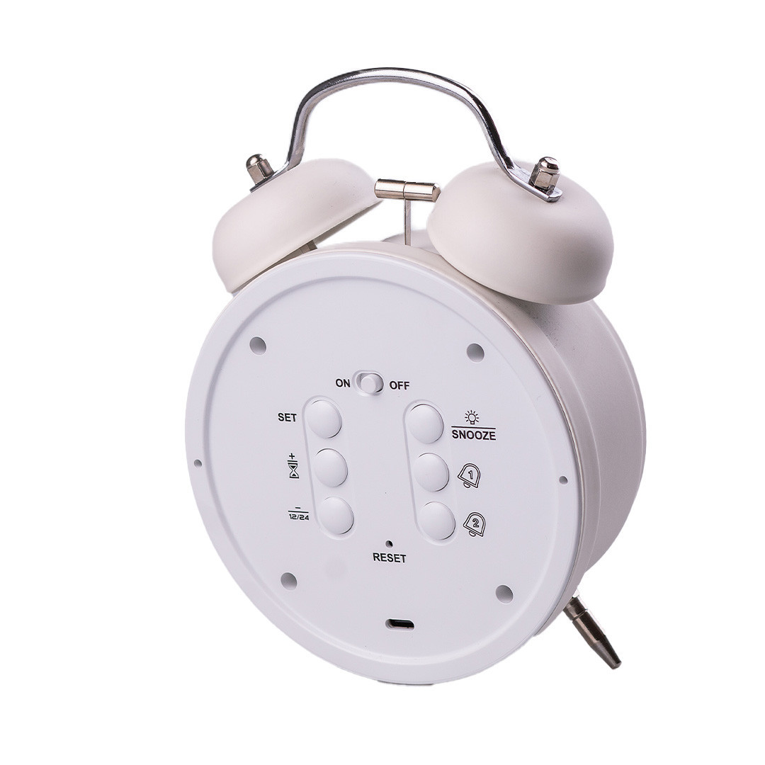 Годинник настільний електронний з будильником і led-екраном Білий HP223W_HP223W_Milantium_2