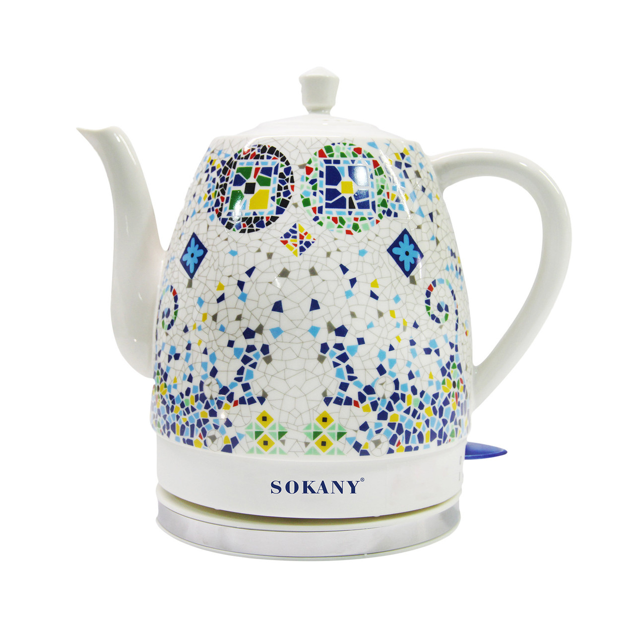 Електричний чайник Sokany SK-09008 1,5 літра безшумний Білий – купити в Україні недорого