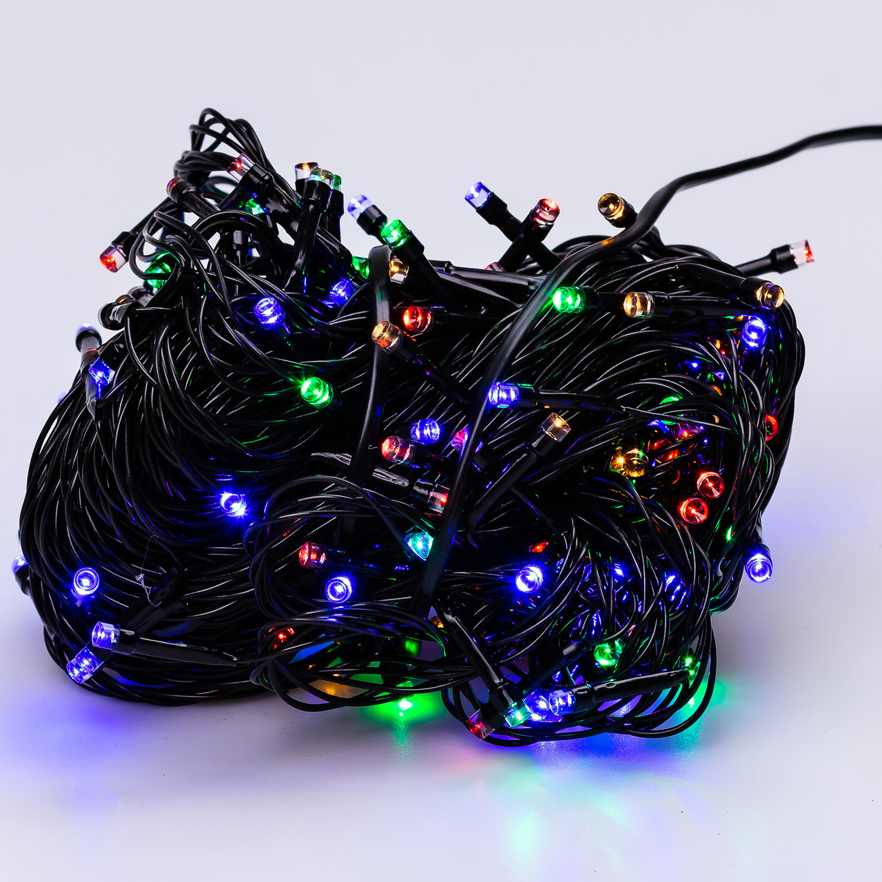 Гірлянда нитка 22 м на 218 LED лампочок світлодіодна чорний провід 8 режимів работи M500LEDML_M500LEDML_Milantium_7