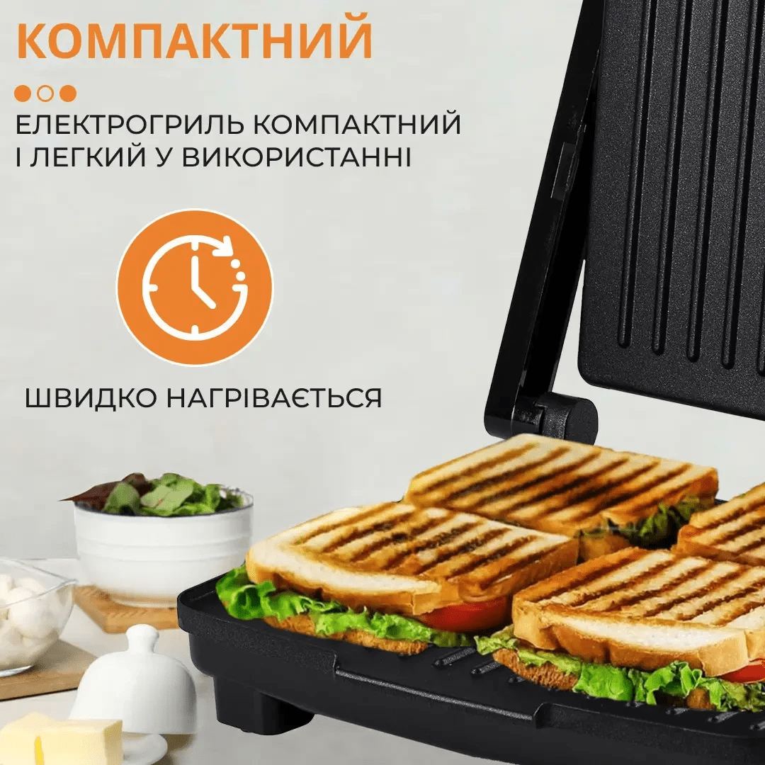 Гриль контактний Sokany KJ202SS 2000 Вт_KJ202SS_Milantium_4