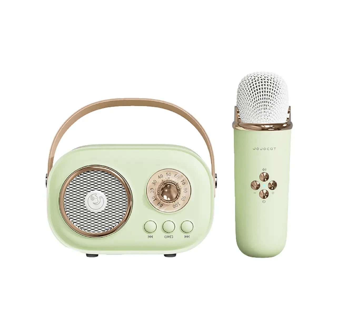 Колонка портативна з мікрофоном C-20 BT/TF/USB/FM 5 Вт Зелений C20GR_C20GR_Milantium_6