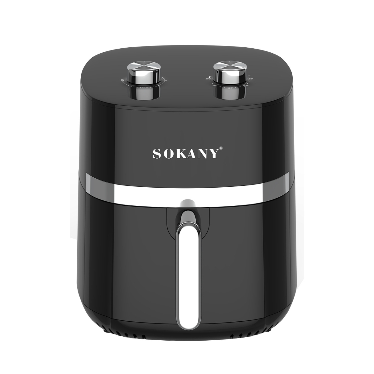 Аерогриль-фрітюрниця SOKANY 6.5 літрів 1500 Вт, чорна SK10024 – купити в Україні недорого