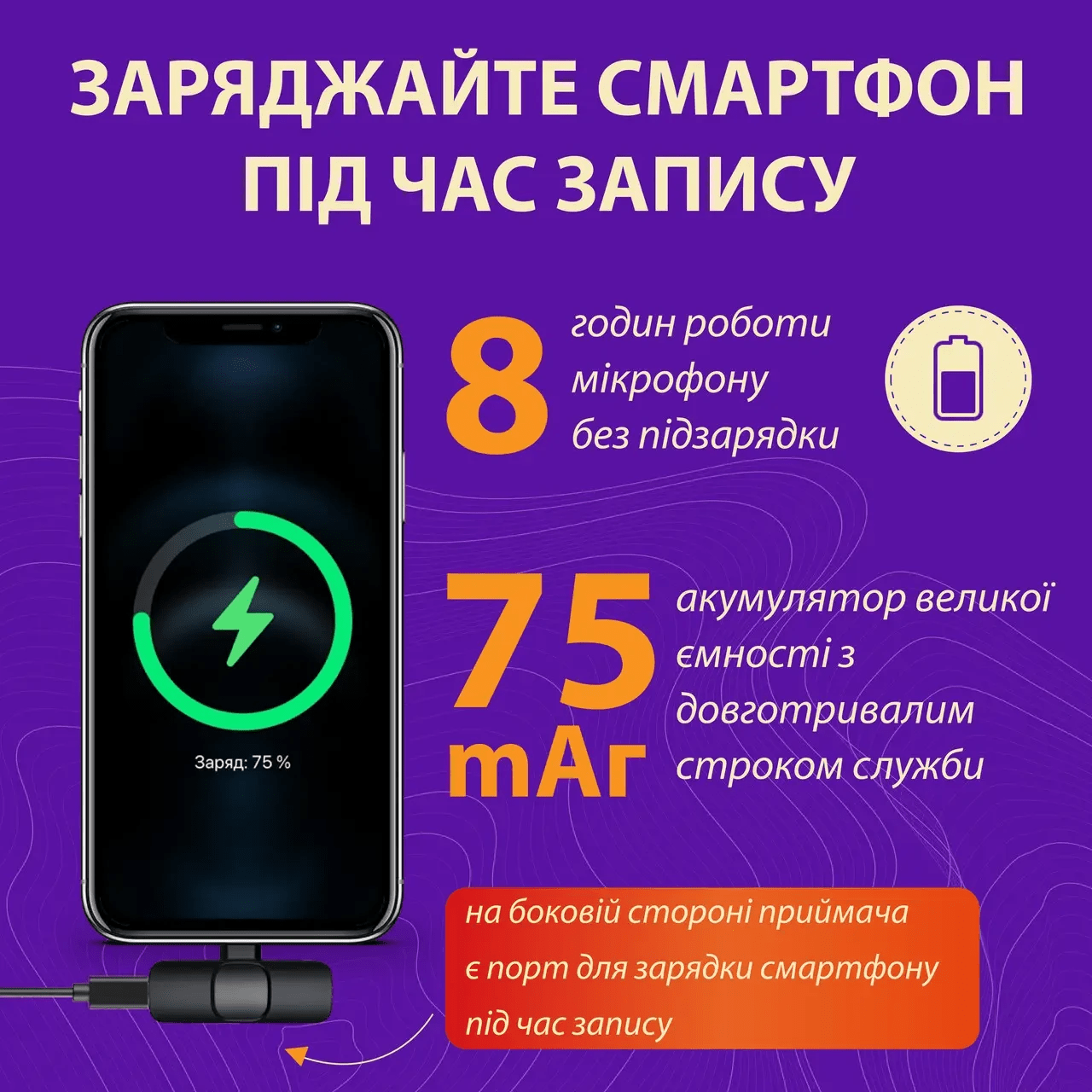 Петличні мікрофони набір з 2 шт K9  для iOS и Android