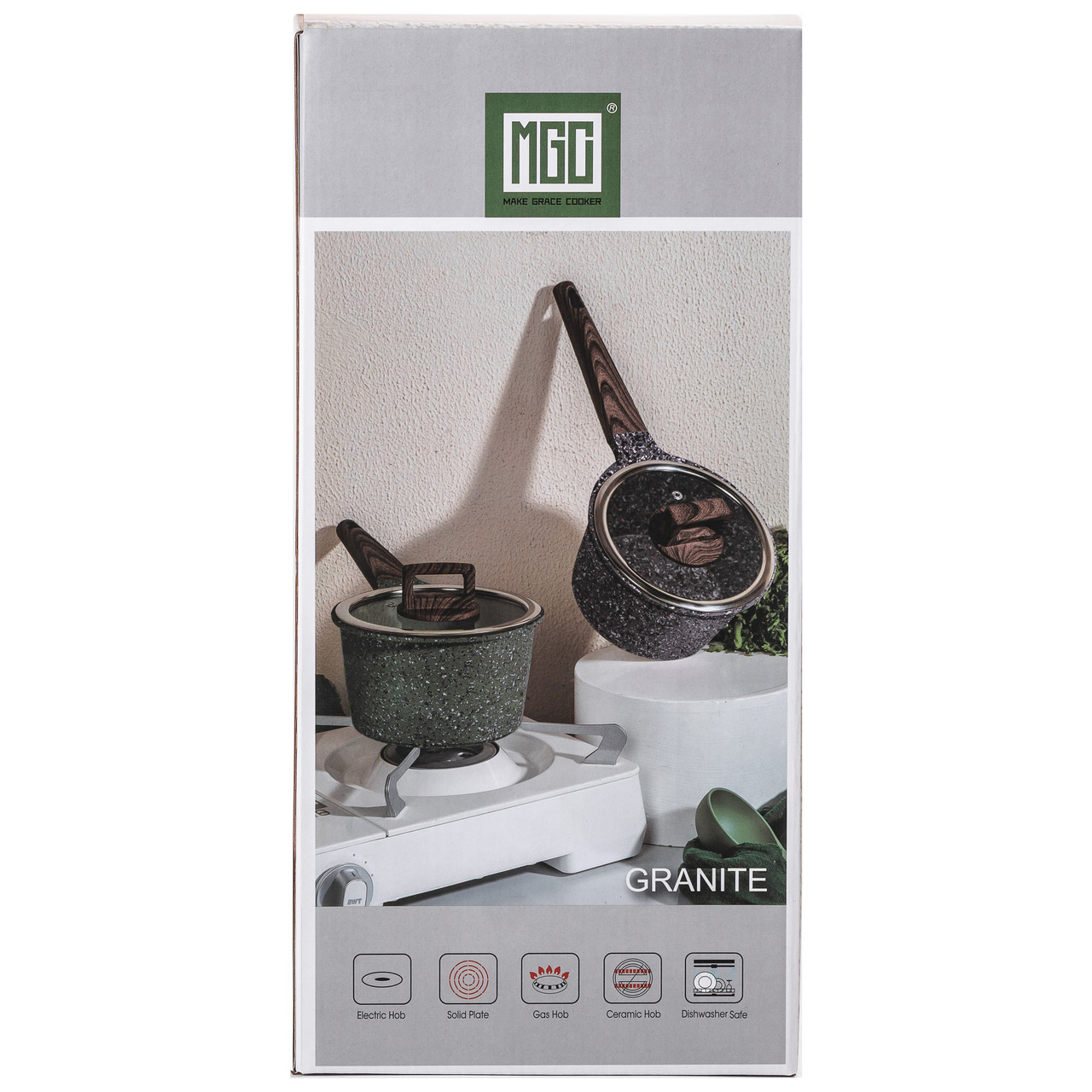 6 л та товстим дном Ø 16 см MGC HP-4-444GR_HP-4-444GR_Milantium_3