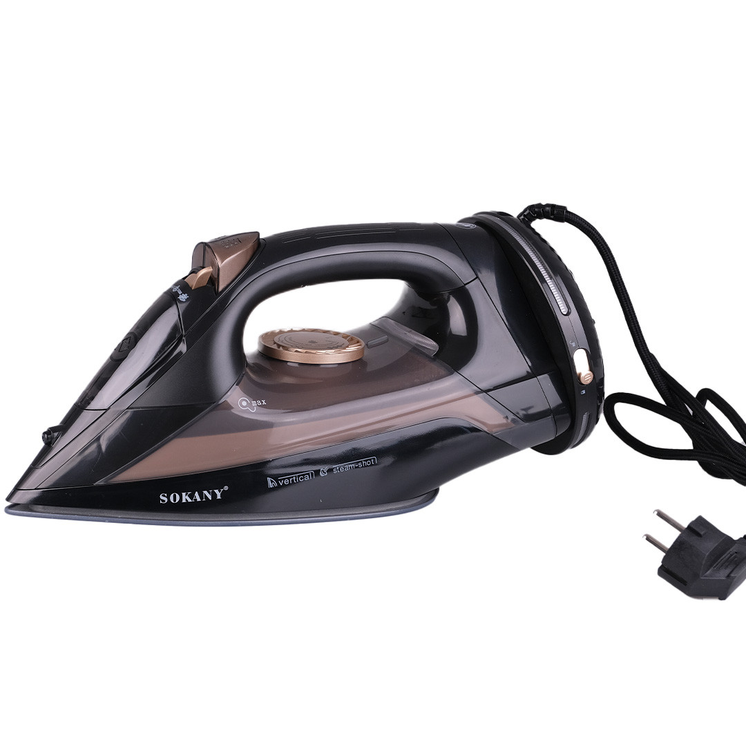 Праска Sokany SK-286 2600W парова чорний_SK286B_Milantium_1