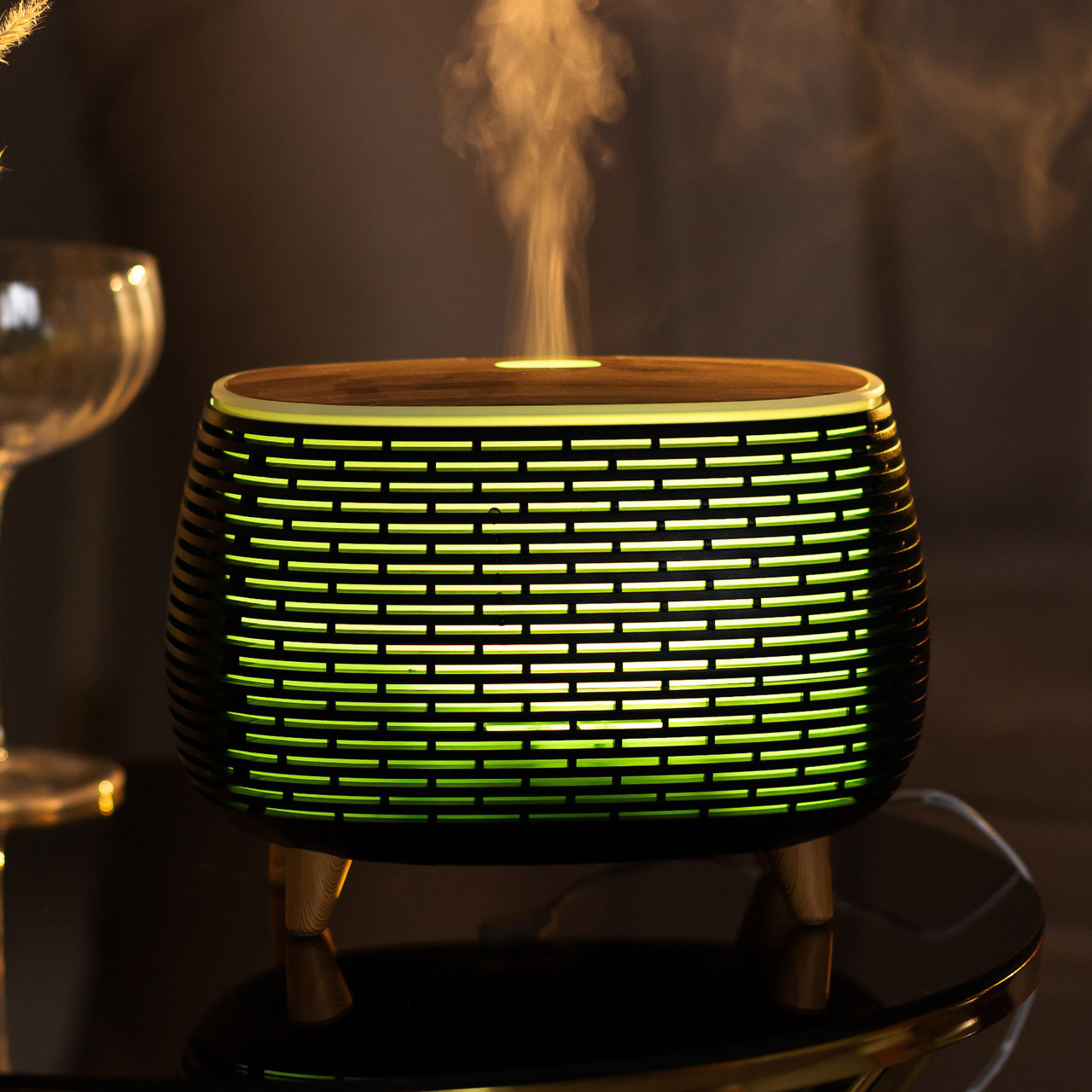Зволожувач повітря Holdmay Life of Leisure Aroma Diffuser 400ml Чорний_HPKP7049B_Milantium_1