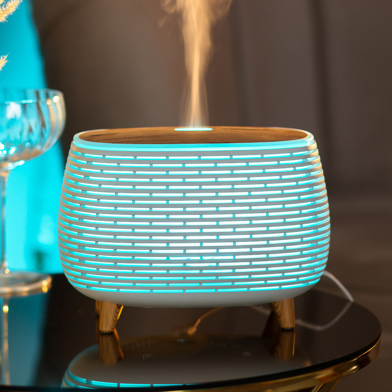 Зволожувач повітря Holdmay Life of Leisure Aroma Diffuser 400ml Білий_HPKP7049W_Milantium_1