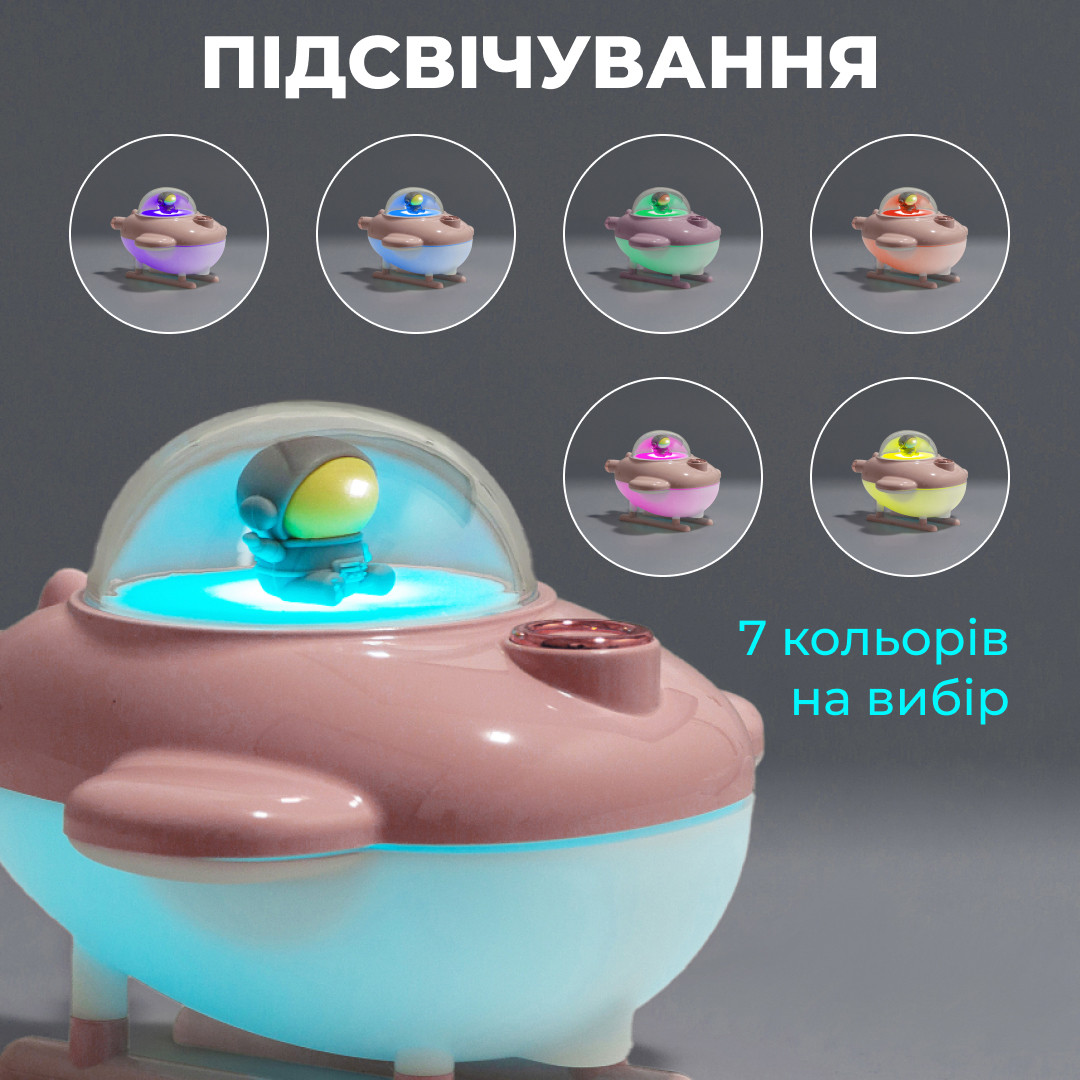 Зволожувач повітря USB 220ml рожевий 220ml_HPBH17128P_Milantium_5