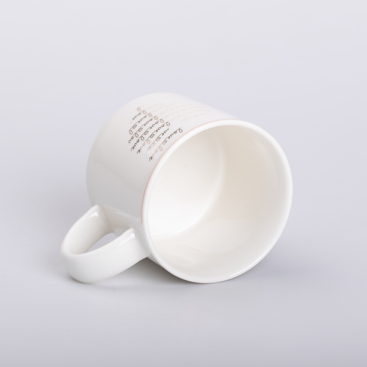 Кружка керамічна 350 (мл) для кави та чаю Біла_RX-N240126W_Milantium_2