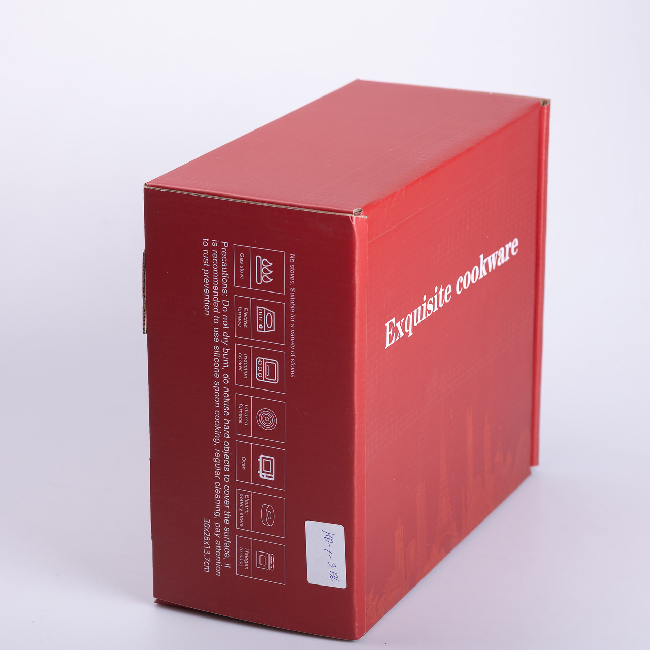 Каструля чавунна емальована 3 л з кришкою Ø24 см Синя_HP-1-3BL_Milantium_6