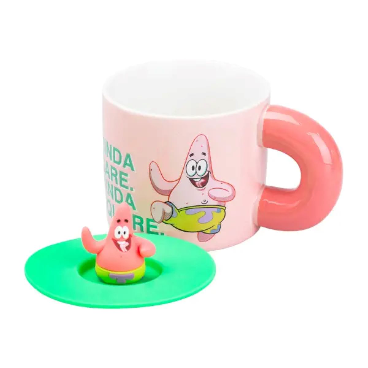 Чашка порцелянова з кришкою "Патрік Стар" 400 мл Patrick Star HP7216P_HP7216P_Milantium_3
