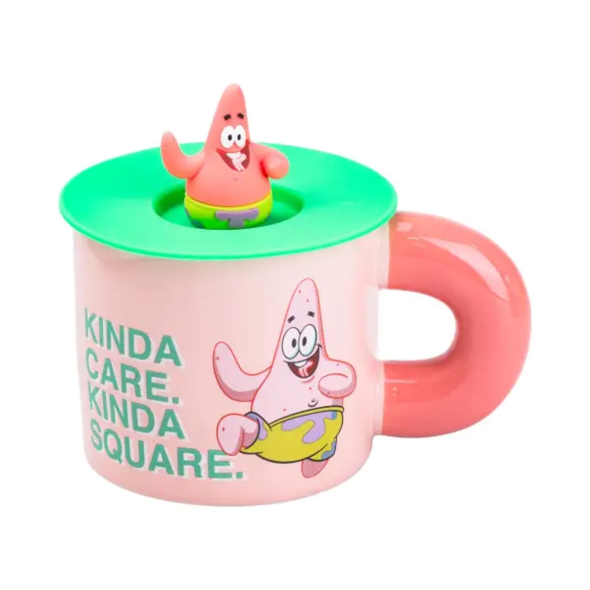 Чашка порцелянова з кришкою “Патрік Стар” 400 мл Patrick Star HP7216P – купити в Україні недорого