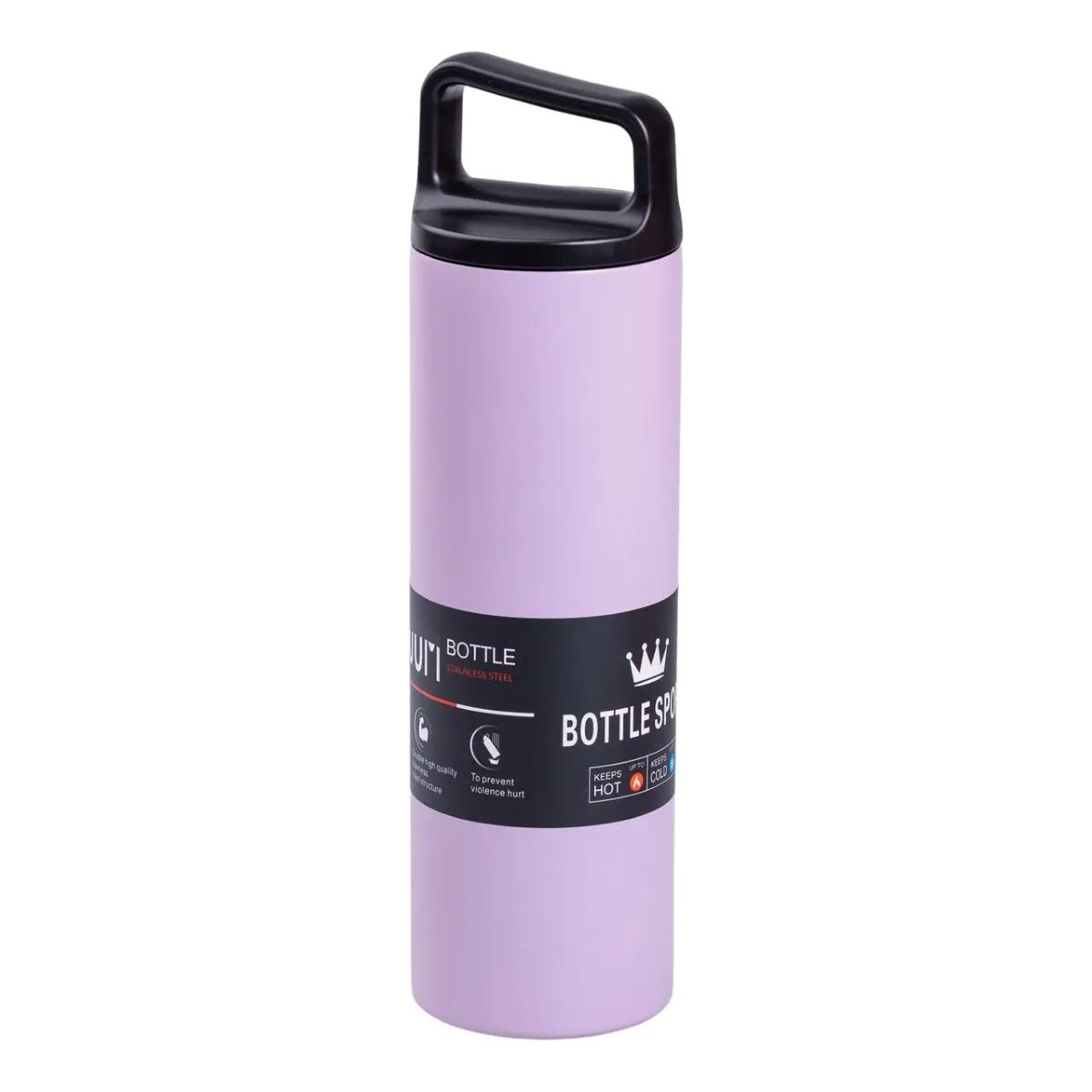 Термос металлический 500 мл Bottle Sport с вакуумной изоляцией фиолетовый HPGM5009V – купити в Україні недорого