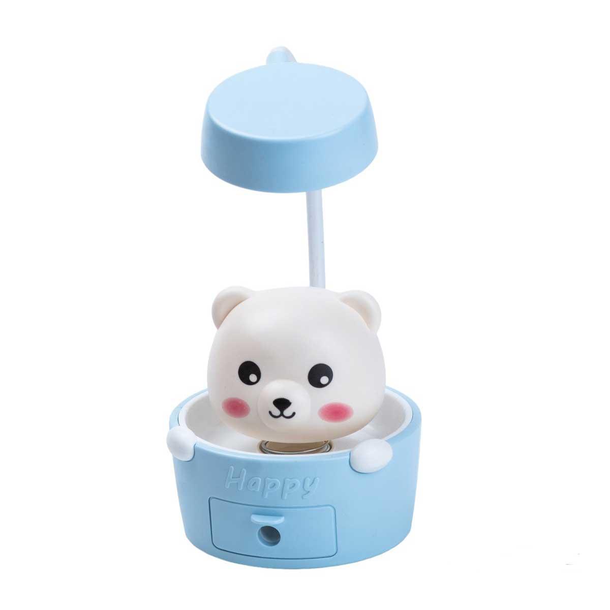 Дитяча настільна лампа висота 27 см світильник з точилкою для олівців HP12268B_HP12268B_Milantium_2