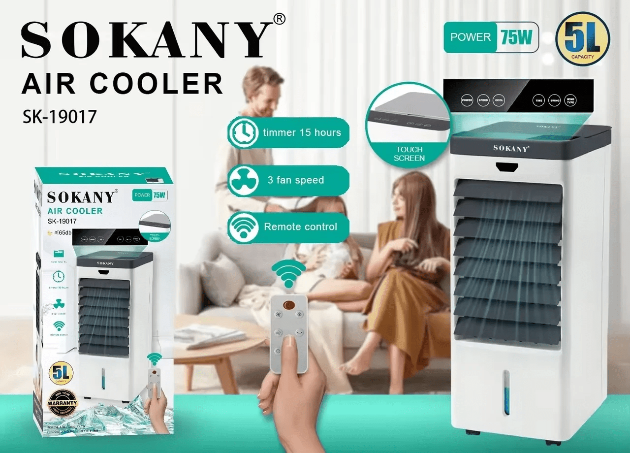 Портативний кондиціонер Sokany 75 Вт з пультом