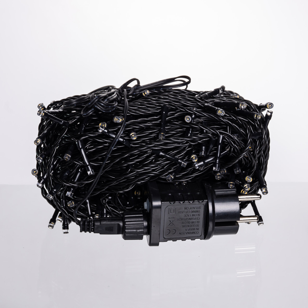 Гірлянда Нитка вулична 30 (м) 300 LED чорний провід Жовтий CF300L30MBY_CF300L30MBY_Milantium_4