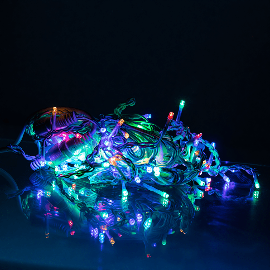 Новорічна гірлянда вулична Бахрома 6 м 105 LED білий провід Мультиколор 6MWMLNEW_6MWMLNEW_Milantium_3