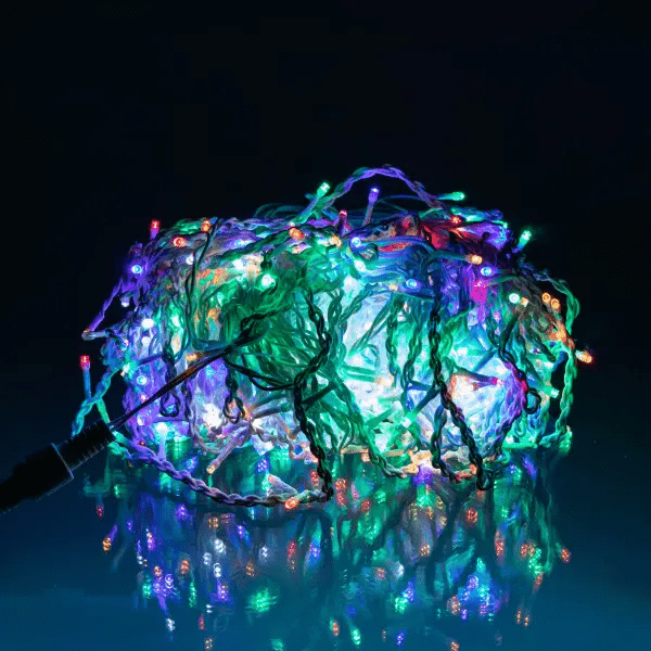 Вулична гірлянда Бахрома 36 м 600 LED білий провід Мультиколор 36MWML_36MWML_Milantium_3
