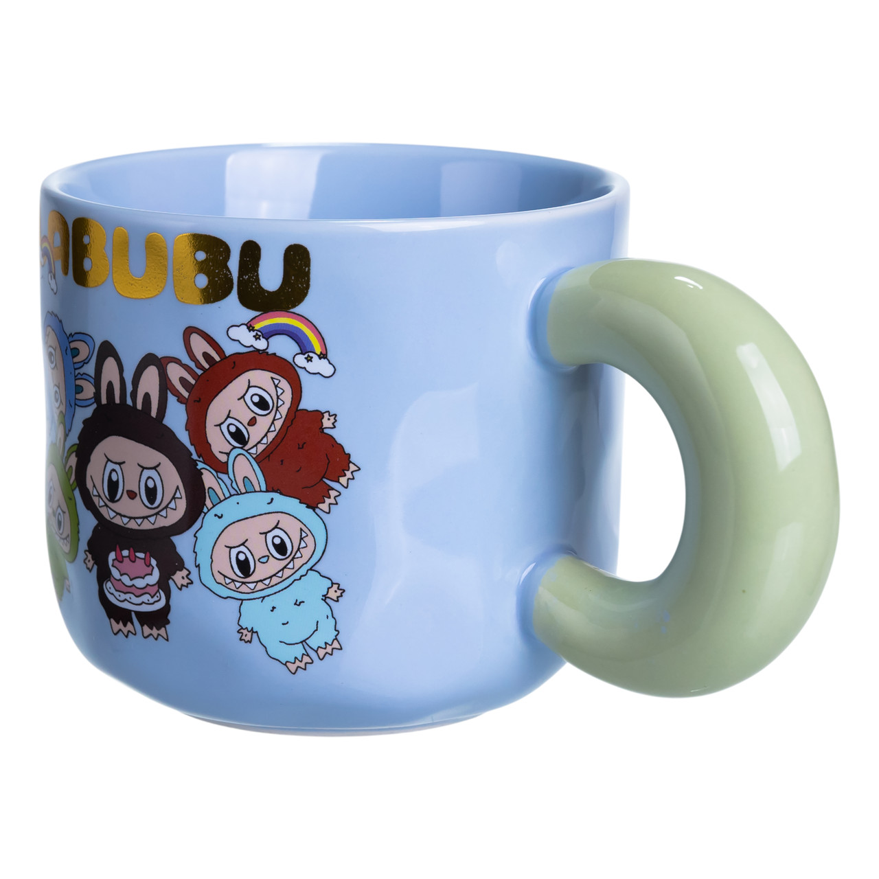 Чашка порцелянова Labubu Bring Joy 400 (мл) подарункова кружка прикольна чашка для дітей на подарунок FM-22C_FM-22C_Milantium_3