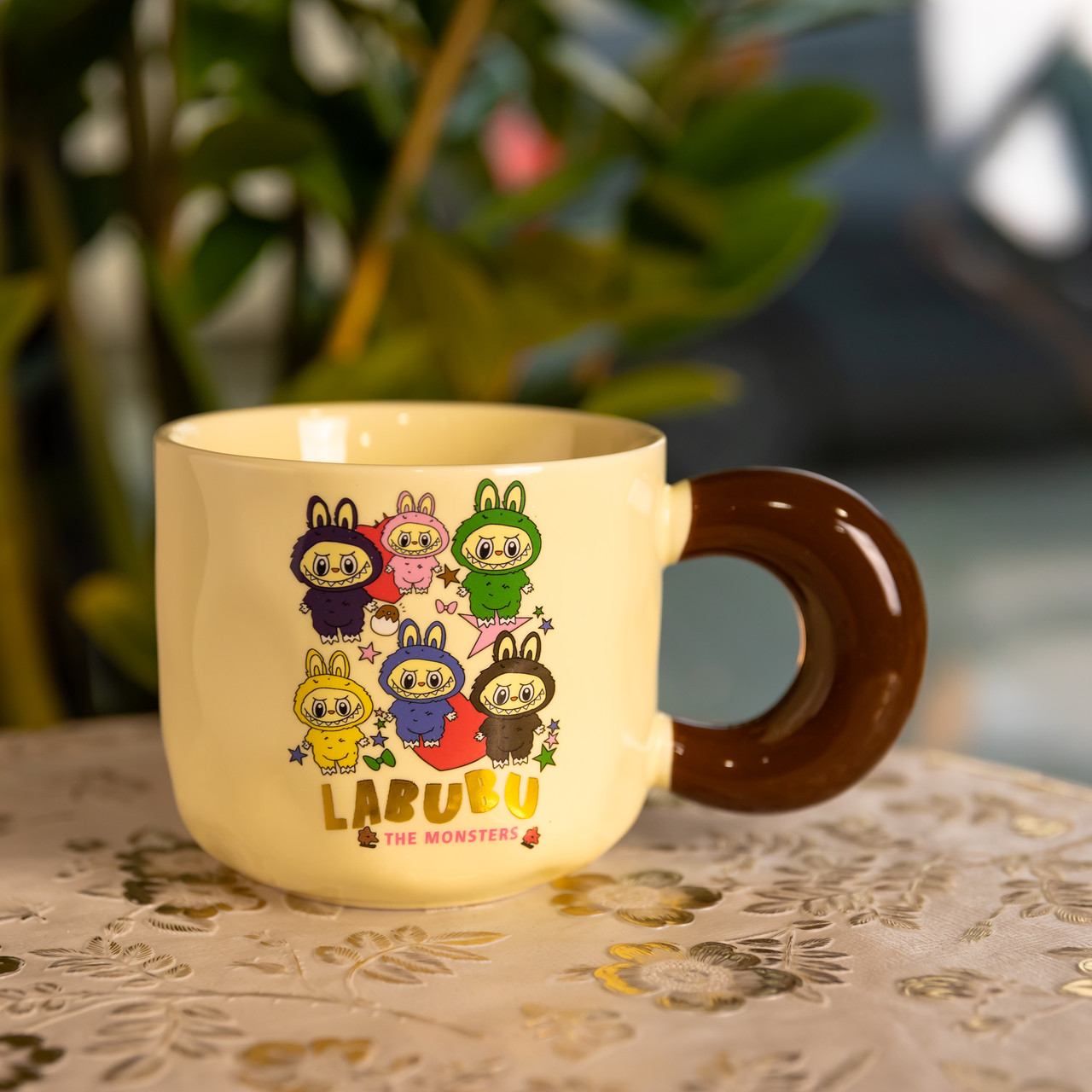 Чашка порцелянова Labubu The Monsters 400 (мл) подарункова кружка прикольна чашка для дітей на подарунок FM-21B – купити в Україні недорого