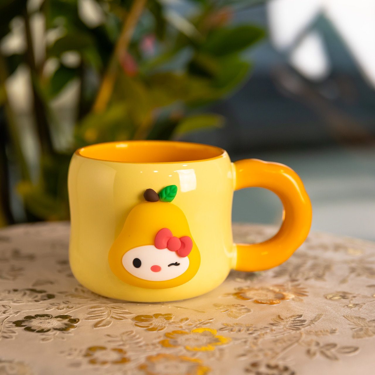 Чашка порцелянова з магнітом Sanrio 400 (мл) подарункова кружка прикольна чашка для дітей на подарунок Бежевий FM-37A – купити в Україні недорого