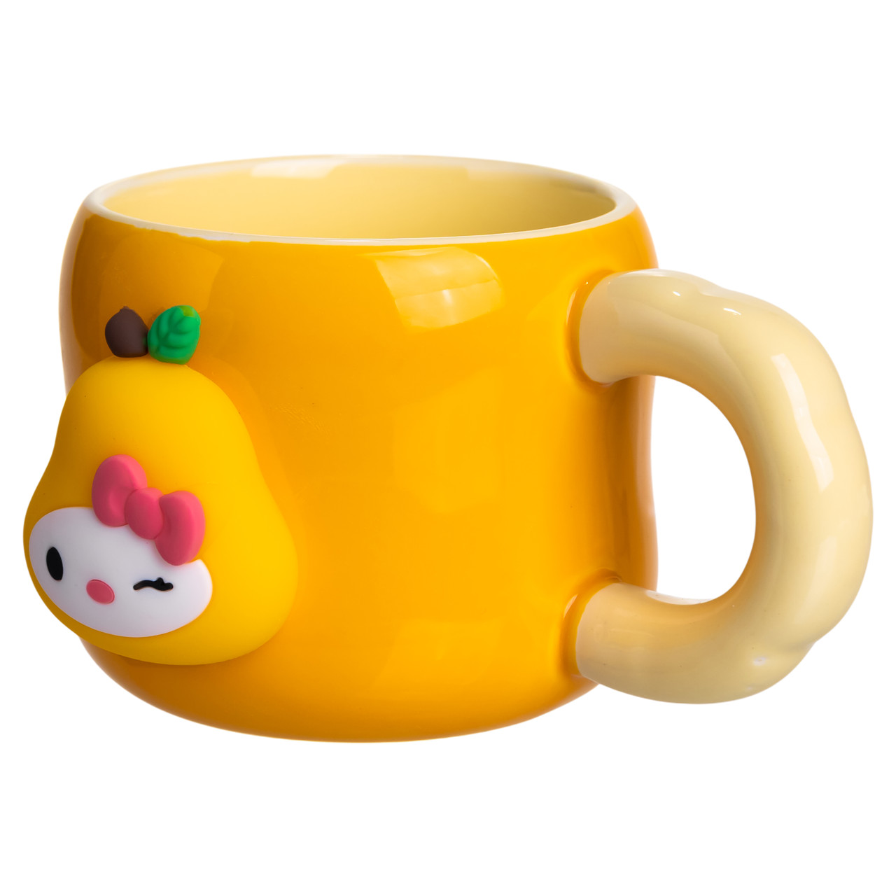 Чашка порцелянова з магнітом Sanrio 400 (мл) подарункова кружка прикольна чашка для дітей на подарунок Помаранчевий FM-37B_FM-37B_Milantium_4