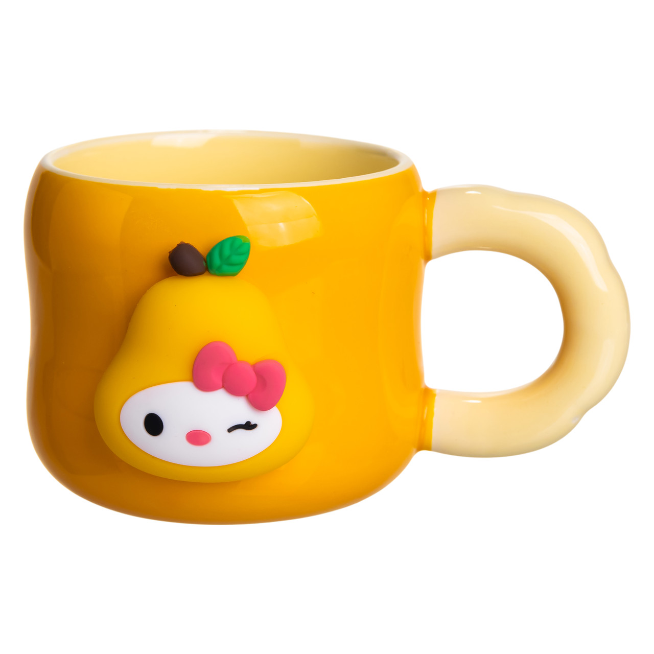 Чашка порцелянова з магнітом Sanrio 400 (мл) подарункова кружка прикольна чашка для дітей на подарунок Помаранчевий FM-37B_FM-37B_Milantium_5