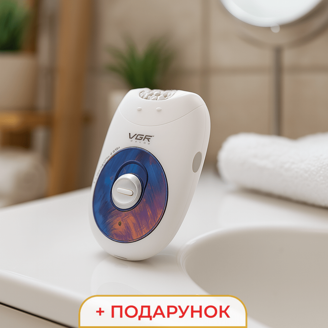 Епілятор жіночий електричний VGR 2 швидкості HPV706P – купити в Україні недорого
