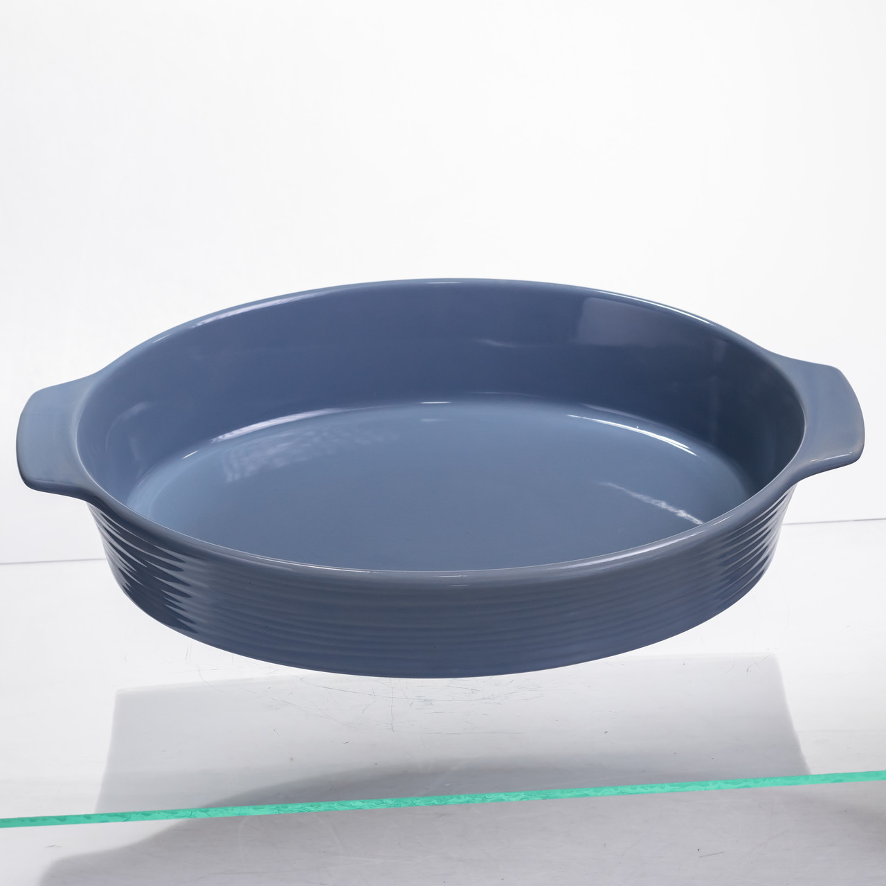 Форма для запікання овальна 36×22,5×7 (см) 2 літри Блакитна S1288 – купити в Україні недорого