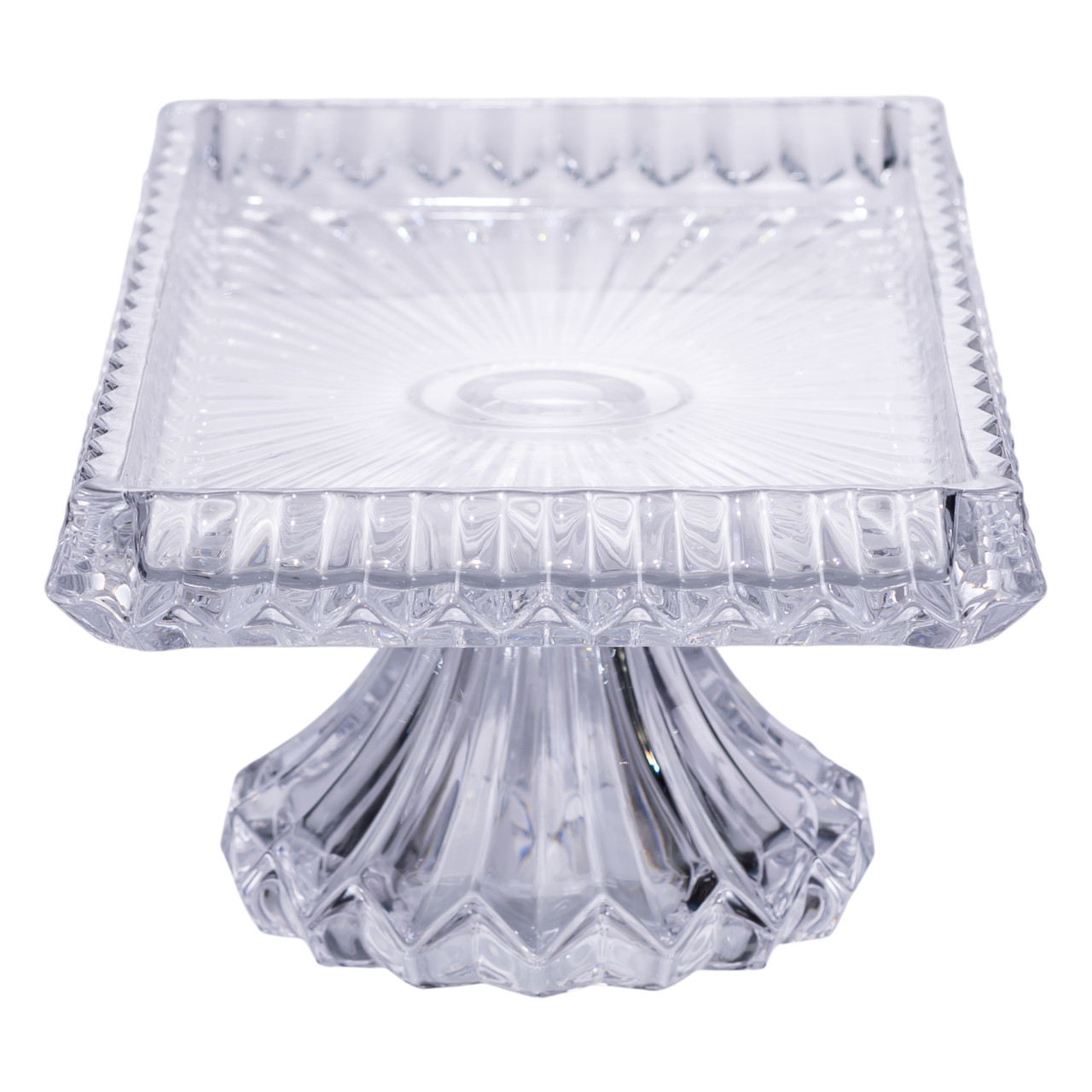 Тортівниця прямокутна на ніжці 33×17×13.5 (см) скляна HP-19-146C_HP-19-146C_Milantium_4